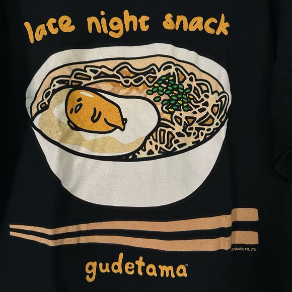 Gudetama Late Night Snack Shirt - Picture 6 of 6